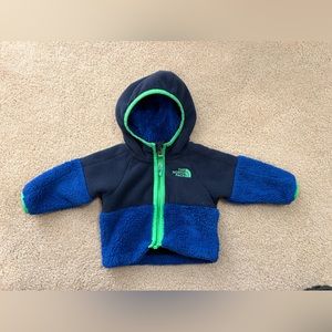 North Face Baby Boy Fleece Jacket size 0-3 Months